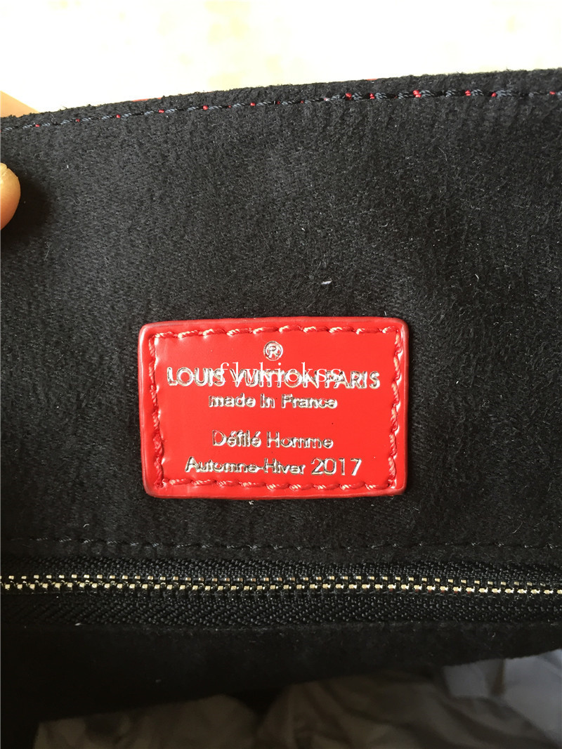 LVS Supreme Leather Red Blackpack